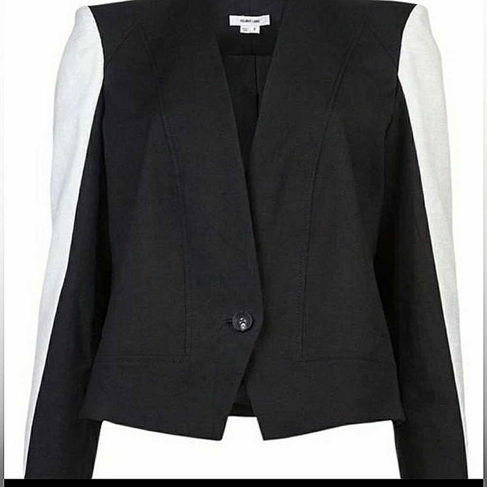 Helmut Lang Era Suiting Contrast Two Tone Blazer
